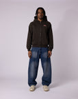 DARKBROWN 6SNOW ZIP