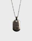 DOG-TAG PENDANT NECKLACE