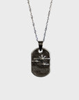 DOG-TAG PENDANT NECKLACE