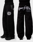 BLACK LEOPARD JOGGER