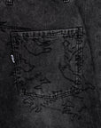 WASHED GREY BEAST DENIM