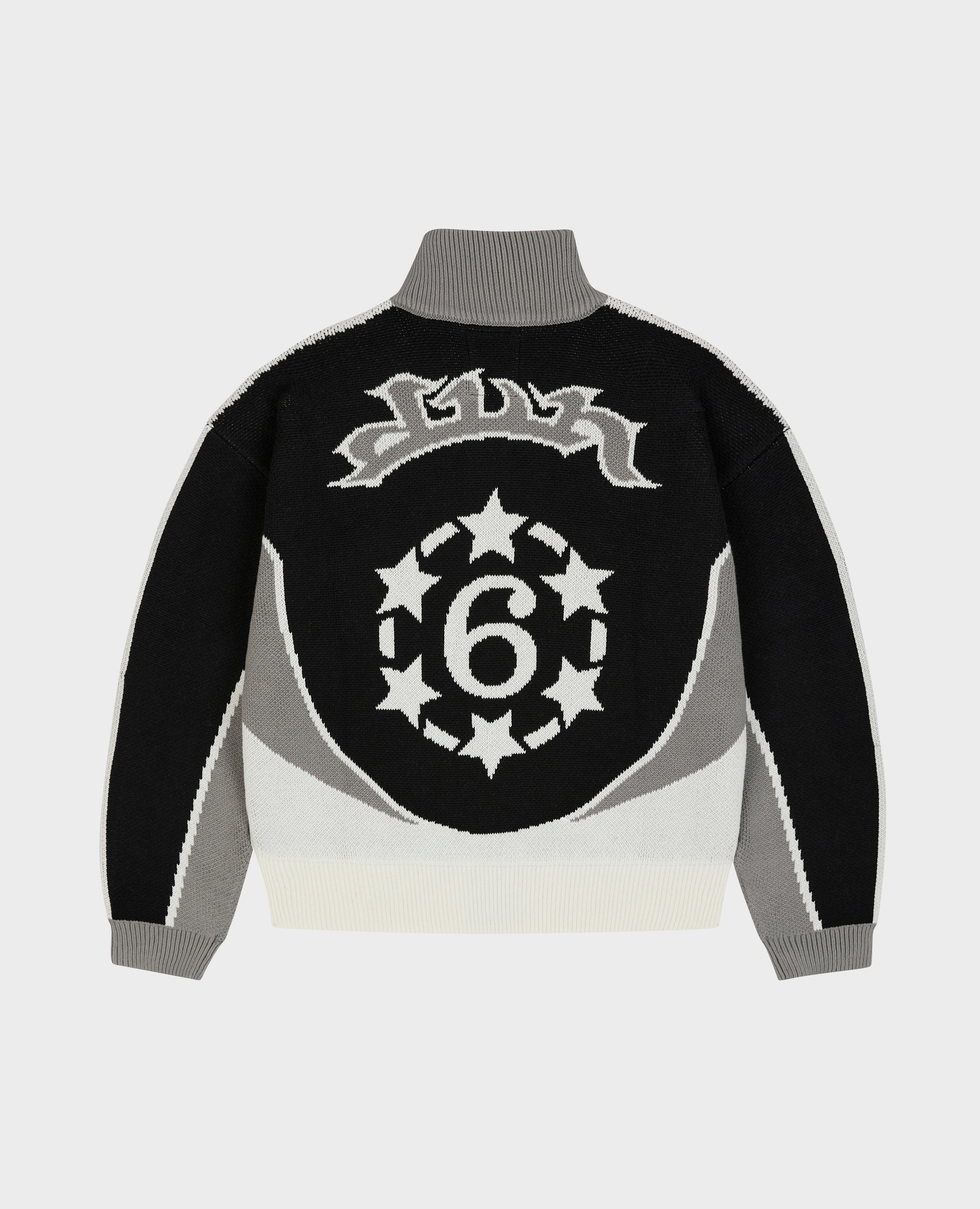 6SNOW ZIPPED KNIT