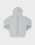 GREY VERTEBRA ZIP