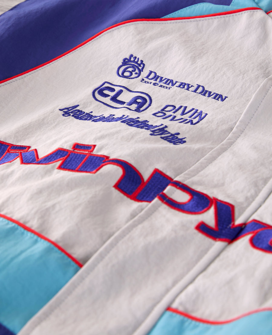 WHITE RALLY TRACKSUIT JACKET