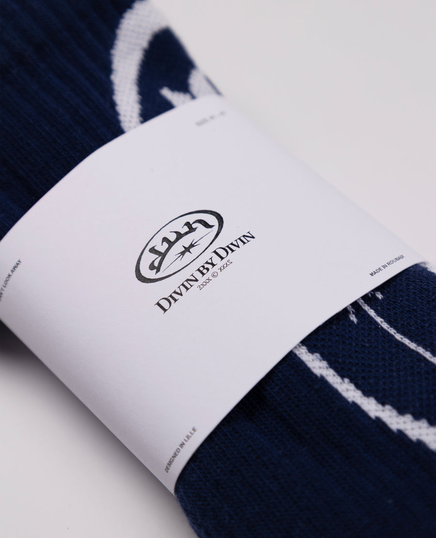 DARK BLUE SOCKS - MADE IN ROUBAIX