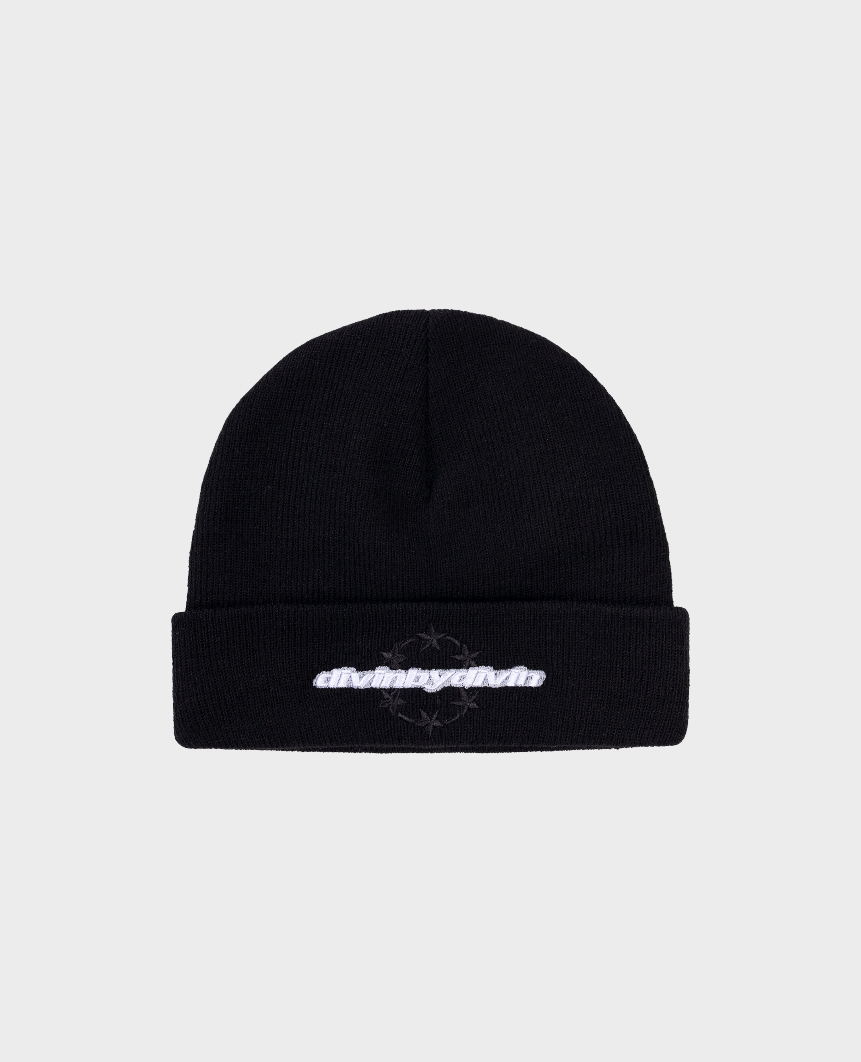 BLACK SNOW BEANIE