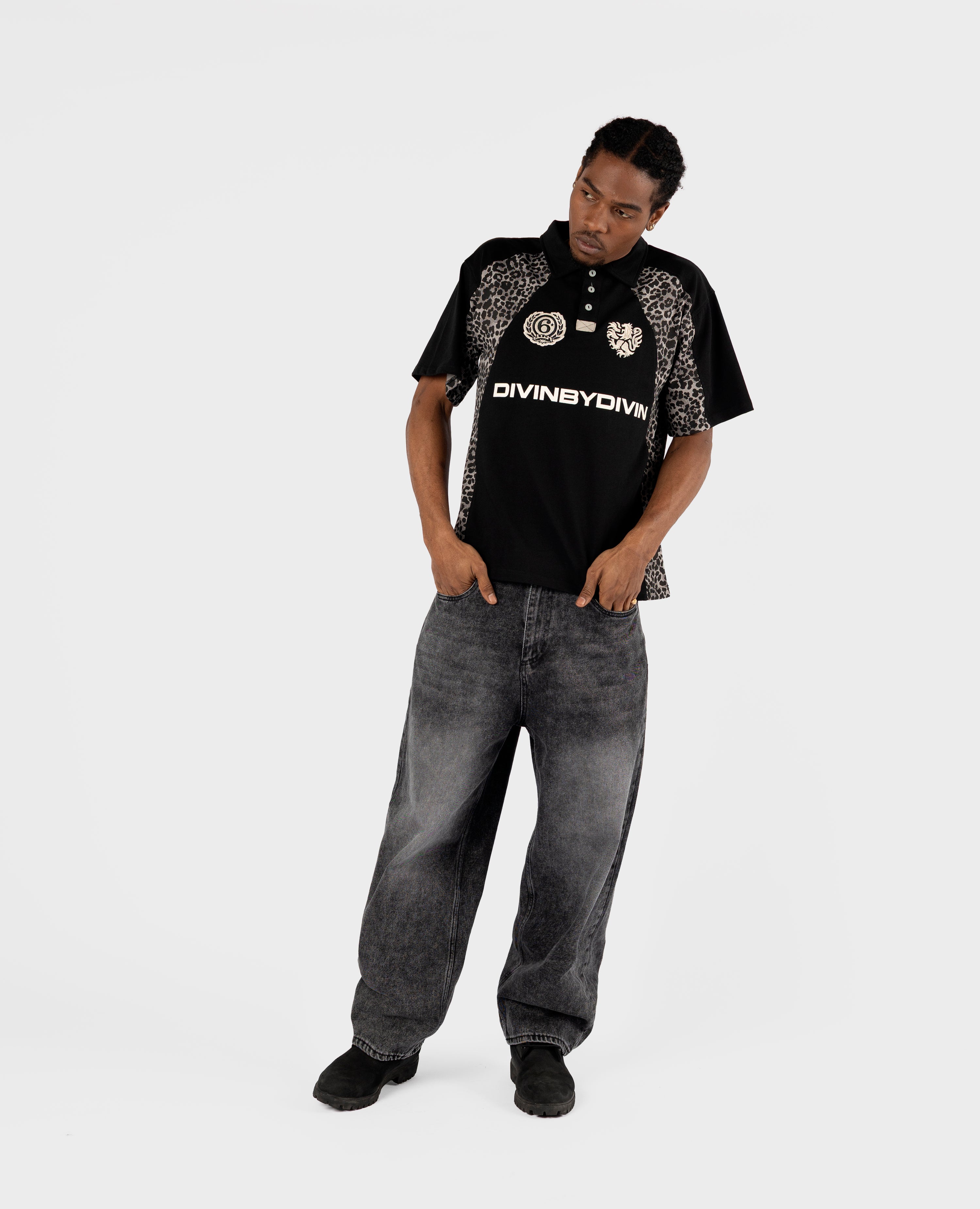 BLACK DERBY POLO