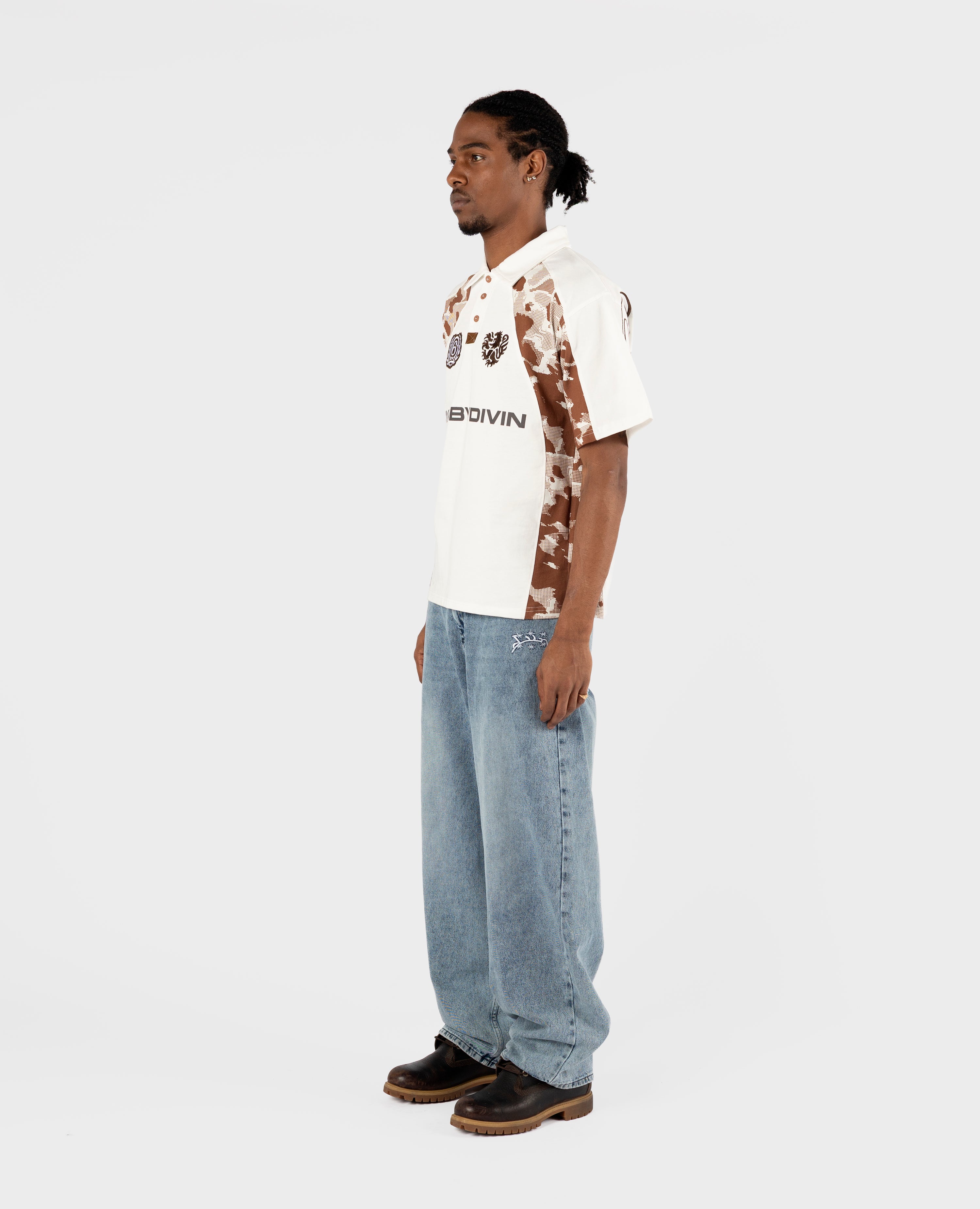 WHITE DERBY POLO