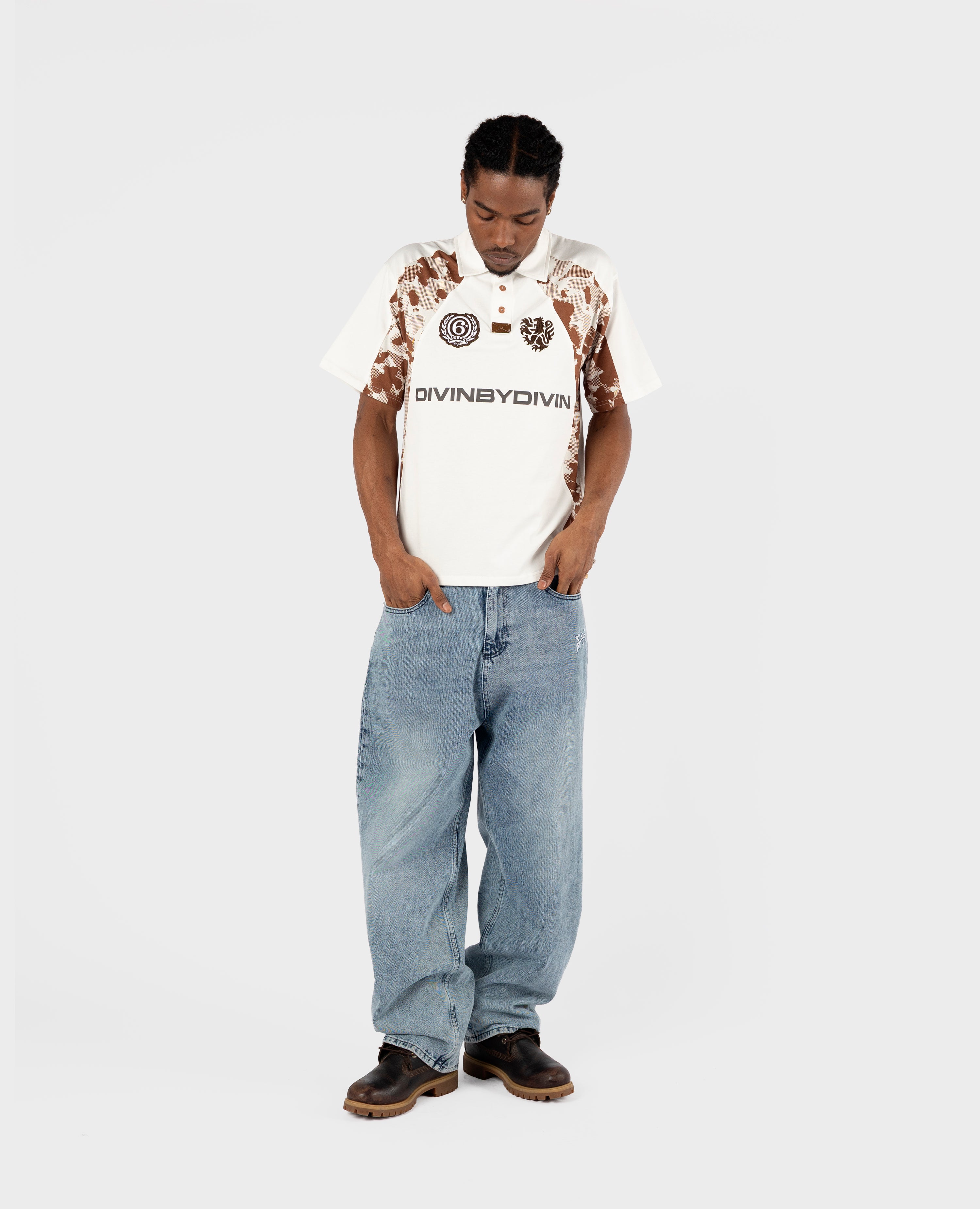 WHITE DERBY POLO