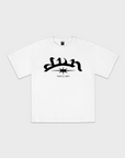 WHITE WAFFLE T-SHIRT