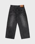 WASHED GREY BEAST DENIM