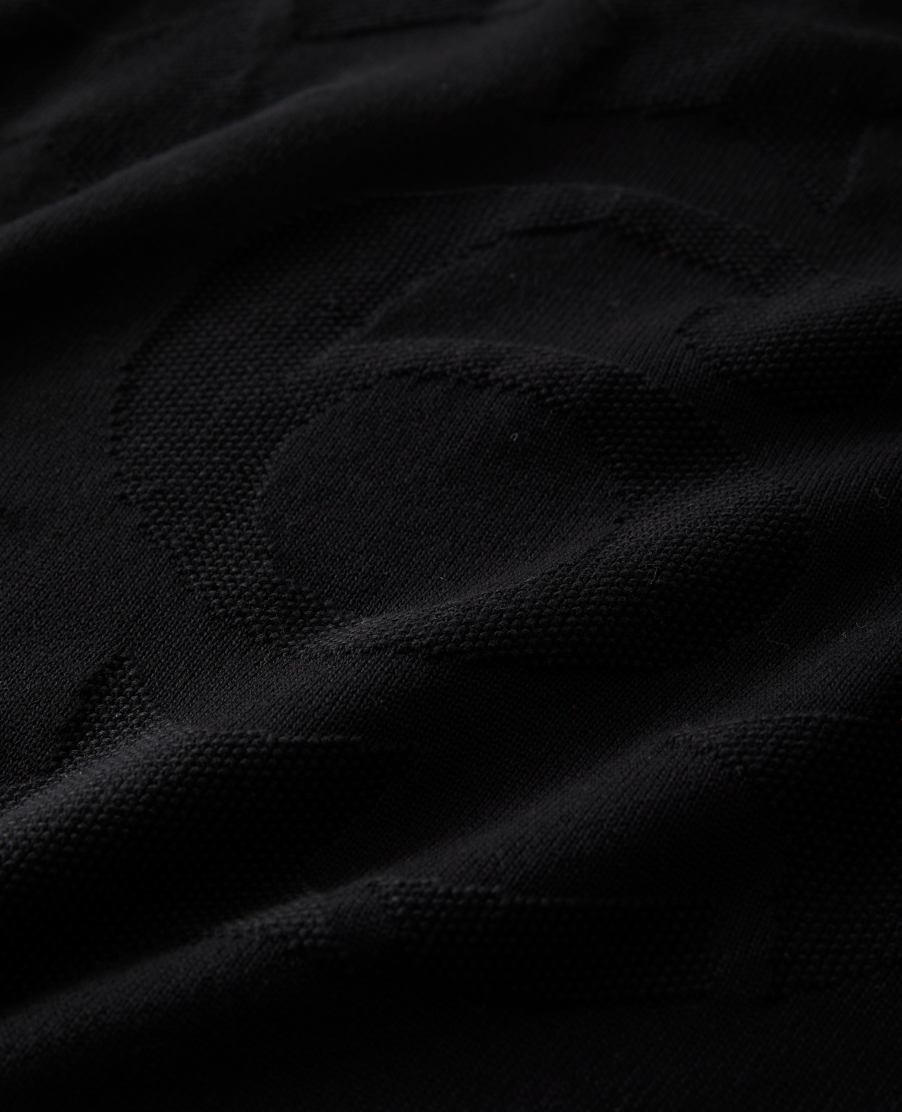 BLACK 6SNOW CROSS KNIT