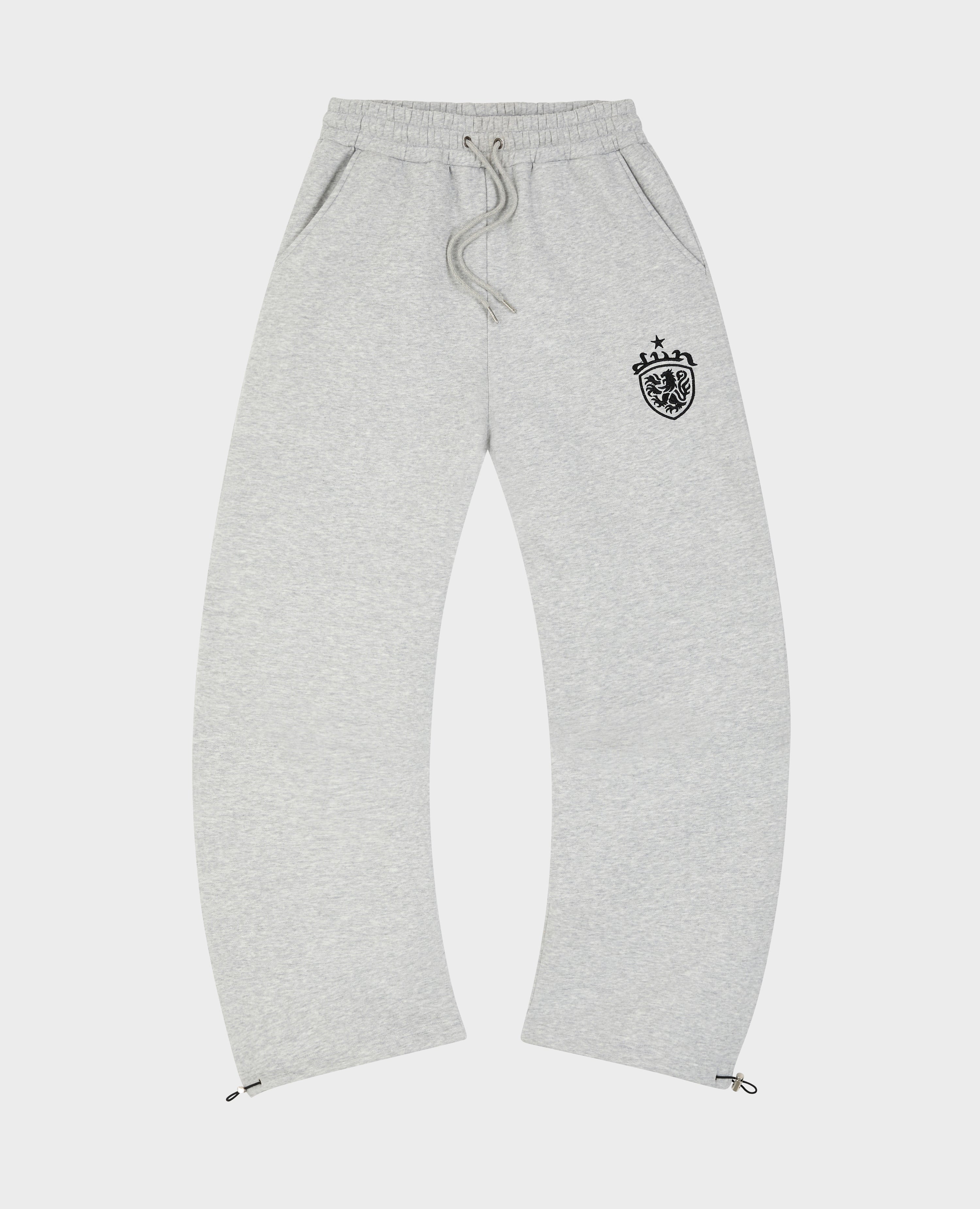 GREY COA EMBROIDERY JOGGERS