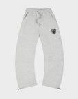 GREY COA EMBROIDERY JOGGERS