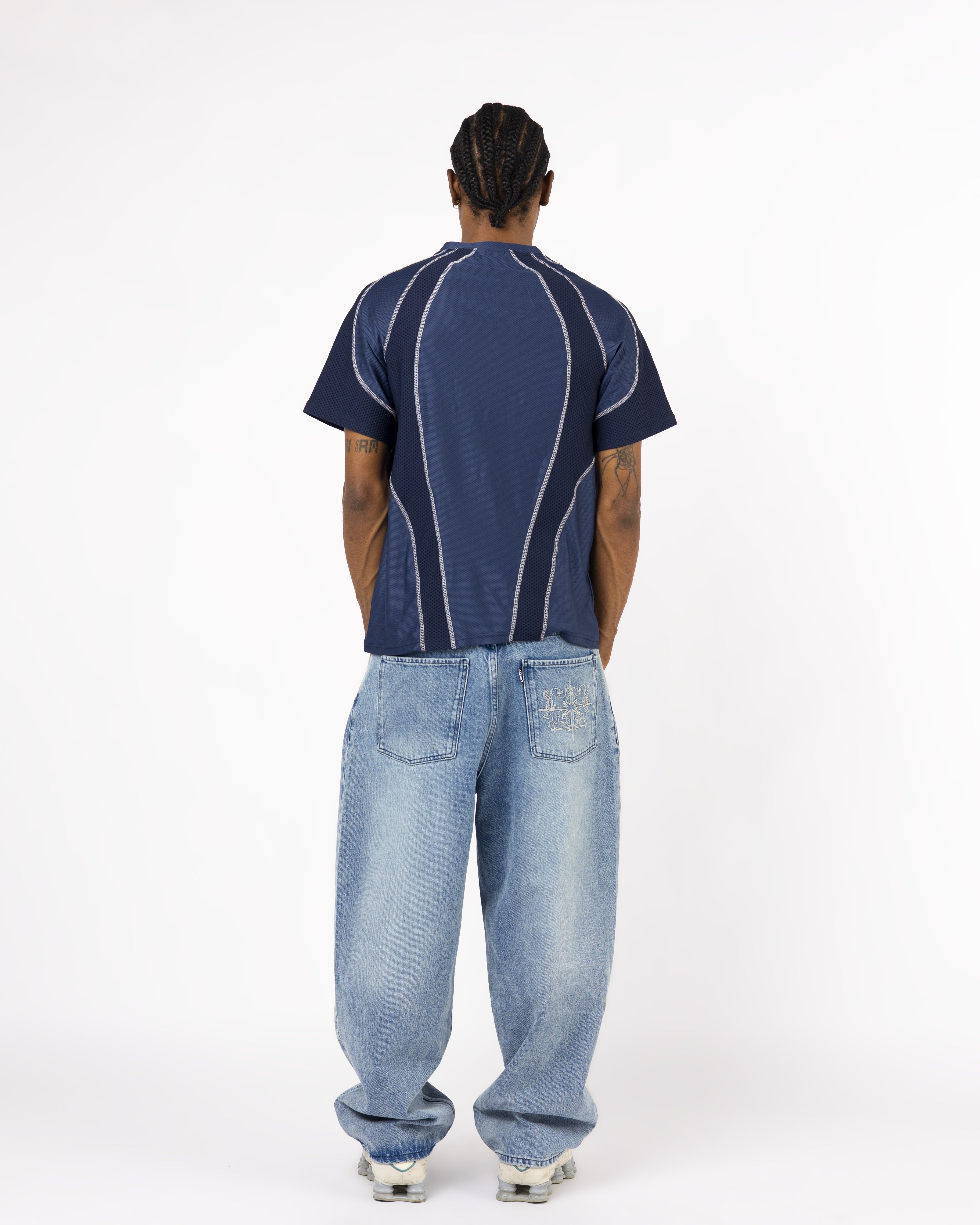 DARKBLUE TECH LINES T-SHIRT