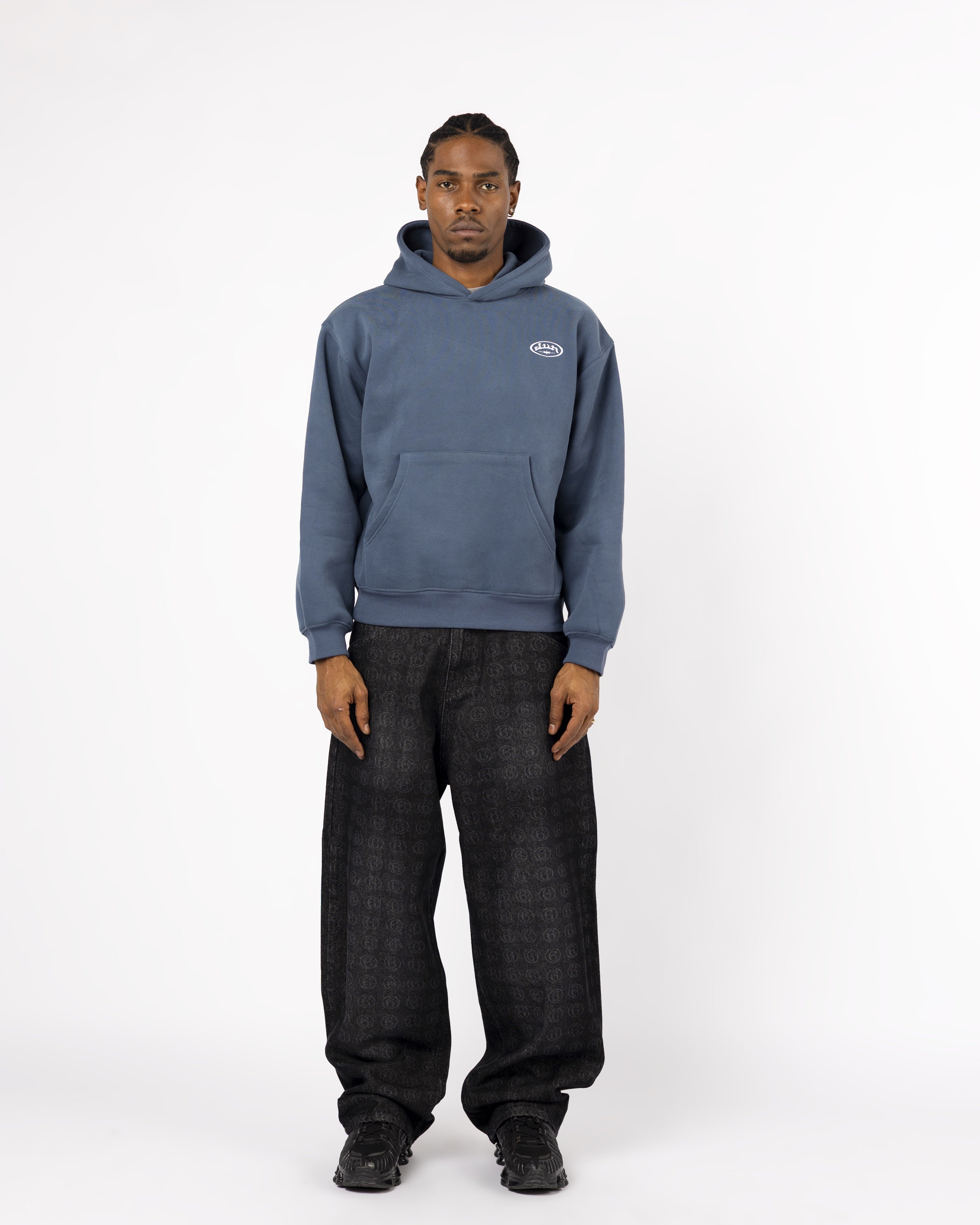 DARKBLUE 6STARS HOODIE