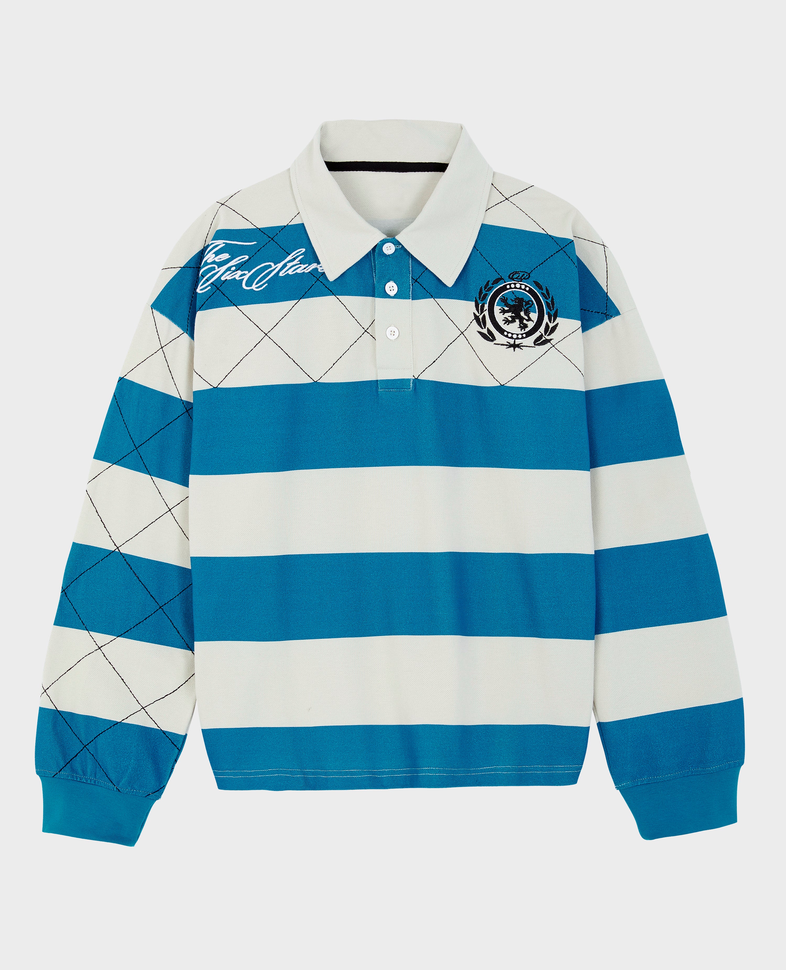 BLUE CLUB LONGSLEEVE POLO