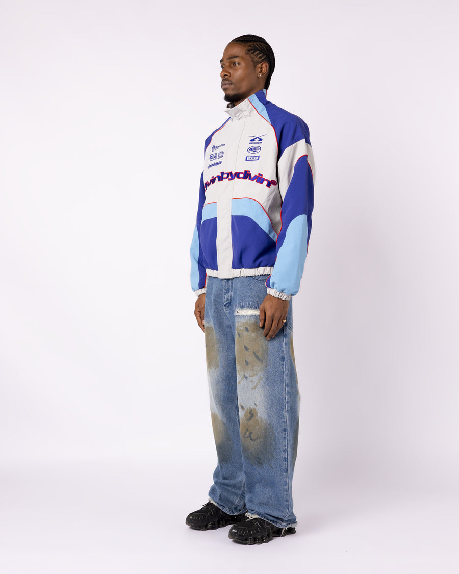 WHITE RALLY TRACKSUIT JACKET