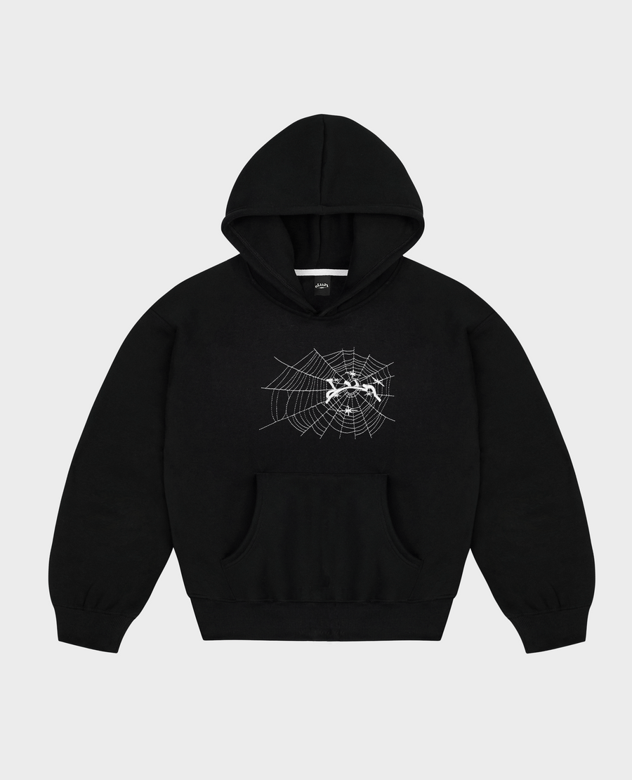 BLACK SPIDER HOODIE