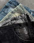BLACK WASHED DENIM