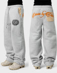 GREY LEOPARD JOGGER