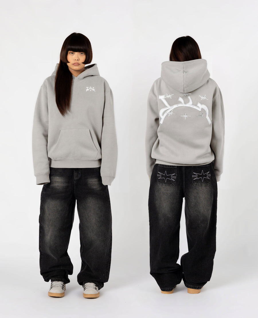 GREY CURB HOODIE