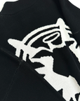 BLACK KNITWEAR