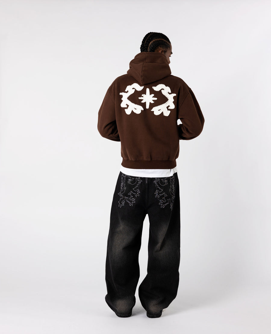 BROWN TORO HOODIE